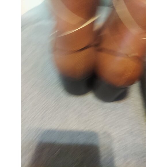 Soul Naturalizer Carrie Whiskey Ankle Boots Block Heel Booties Brown Sz 6.5 - Picture 5 of 12